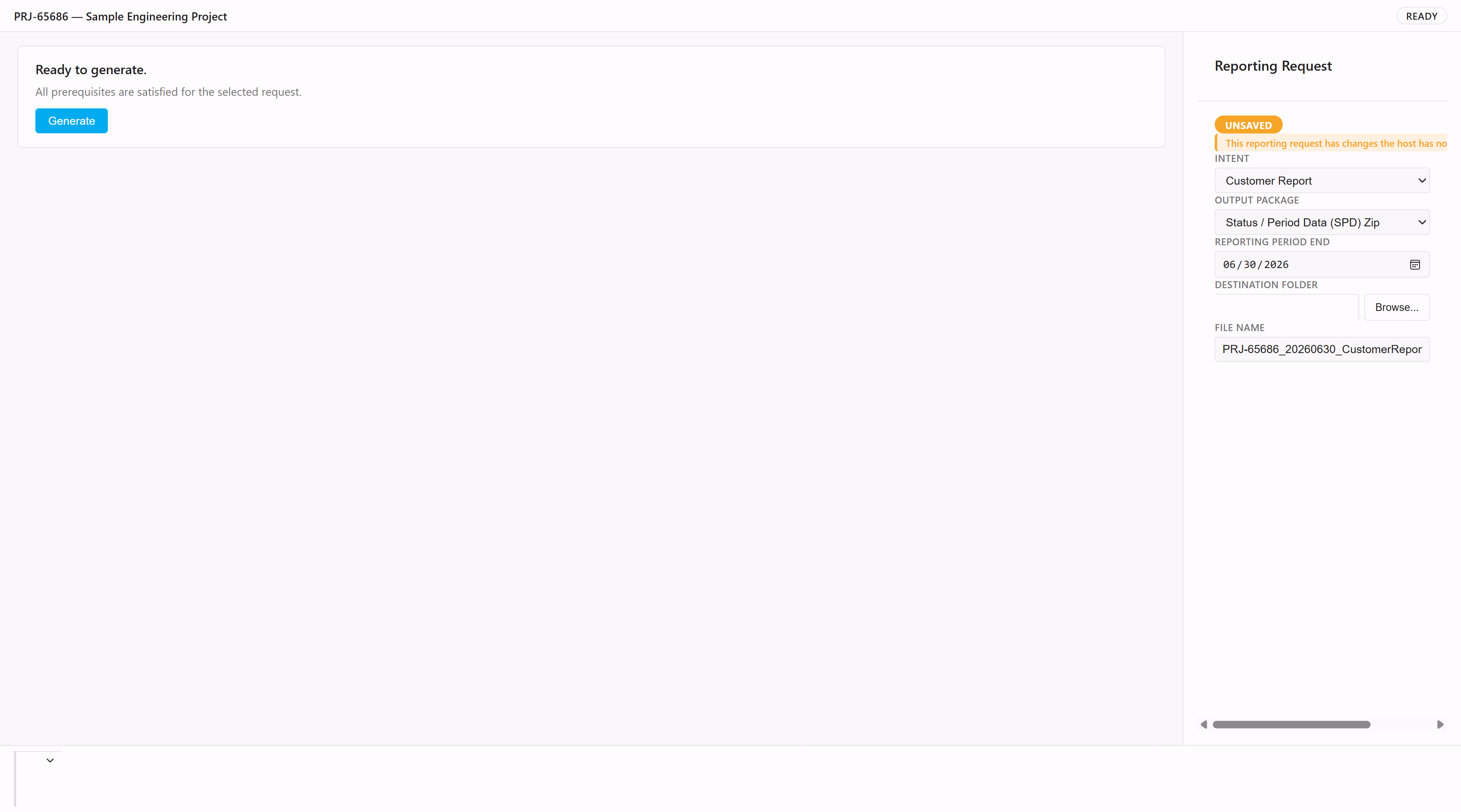 Snapshot-Sourced Reporting